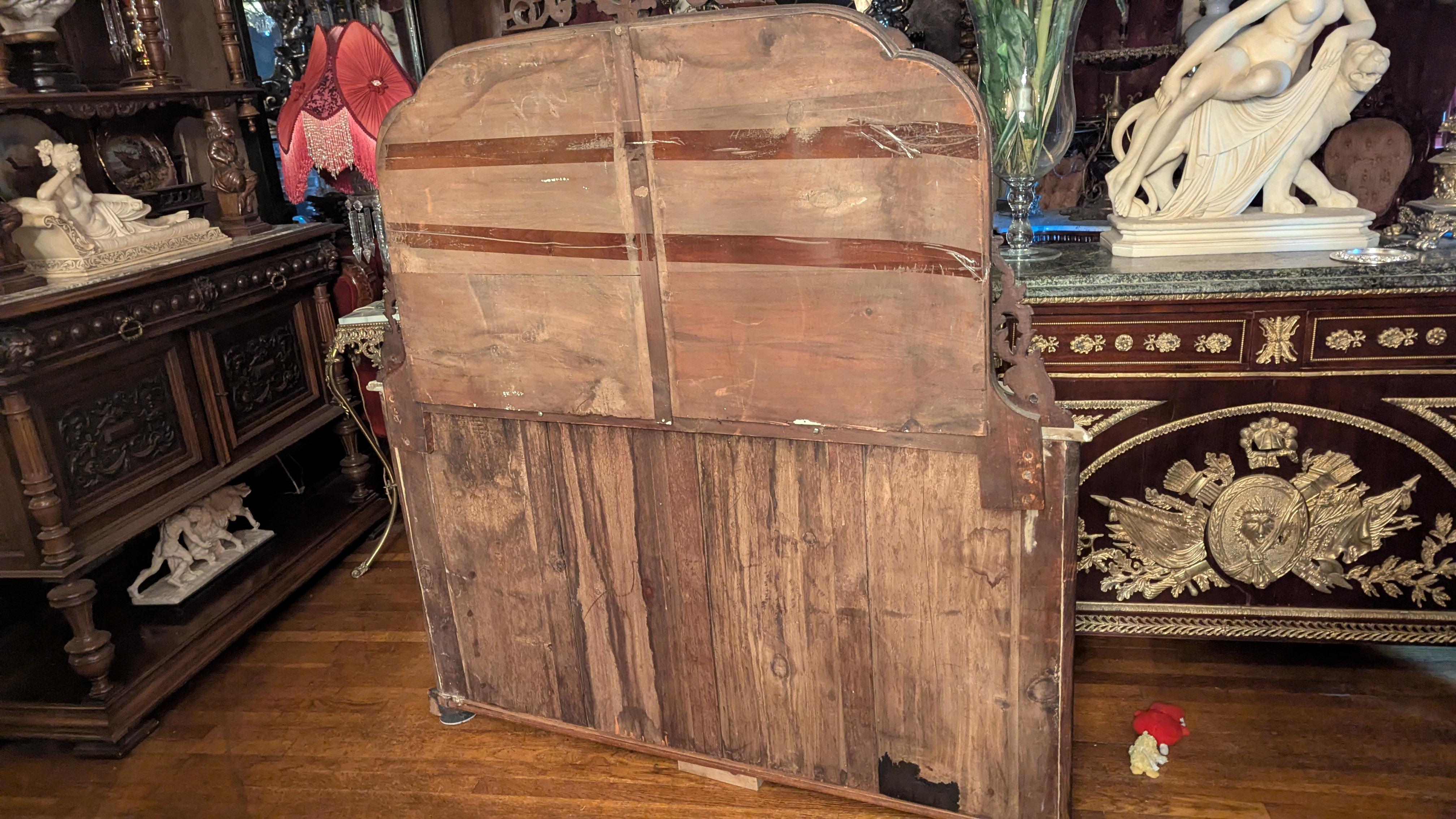 Early Victorian Marble top Console with Mirror 6