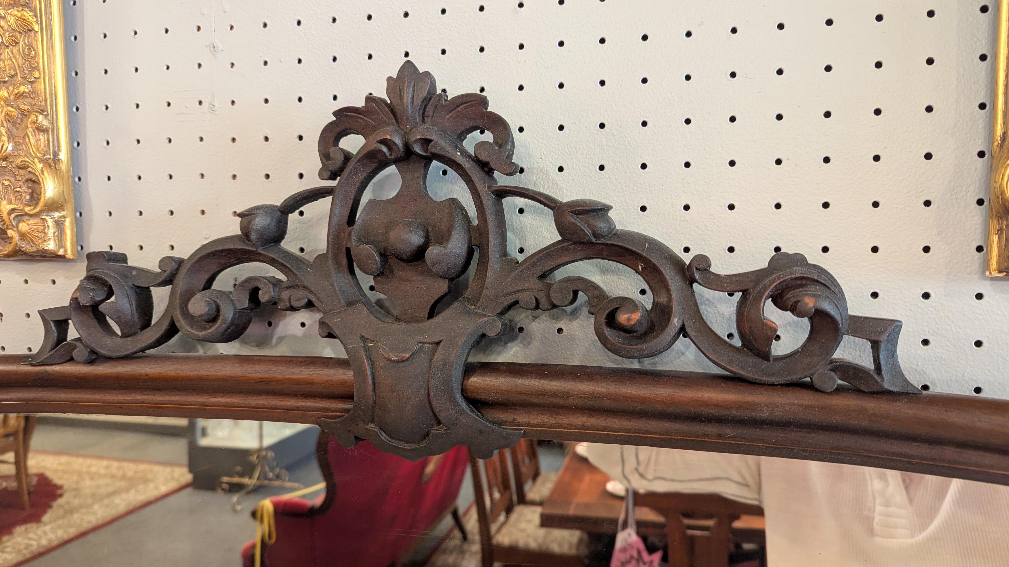 Early Victorian Marble top Console with Mirror In Good Condition In Pueblo, CO