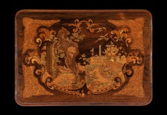 Early Victorian Marquetry Center Table
