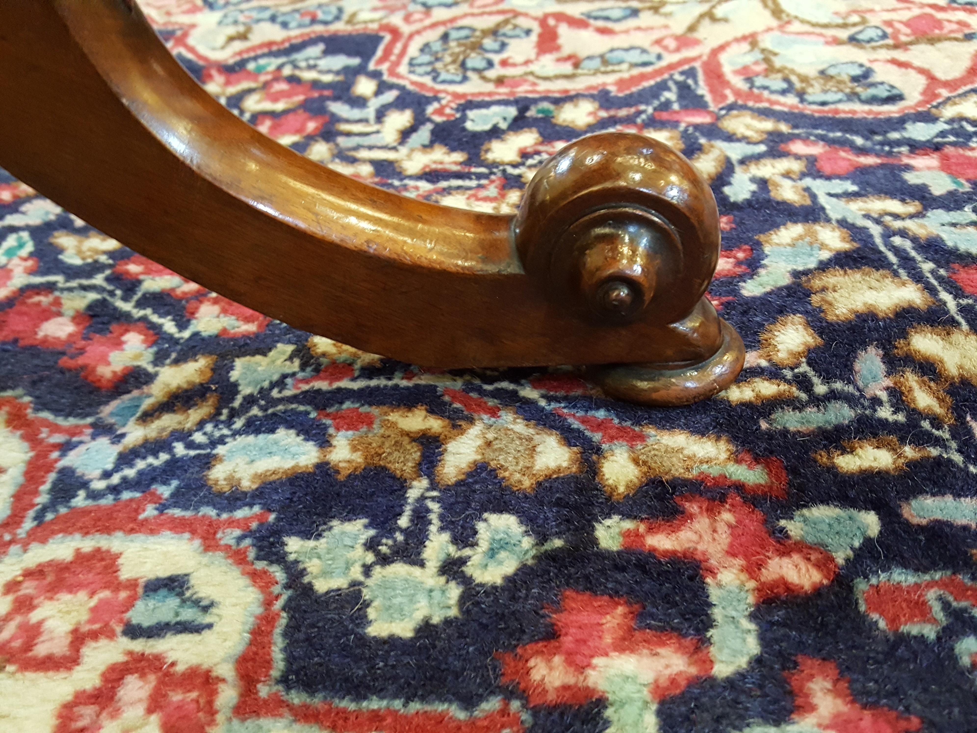 Rosewood Early Victorian Marquetry Centre Table