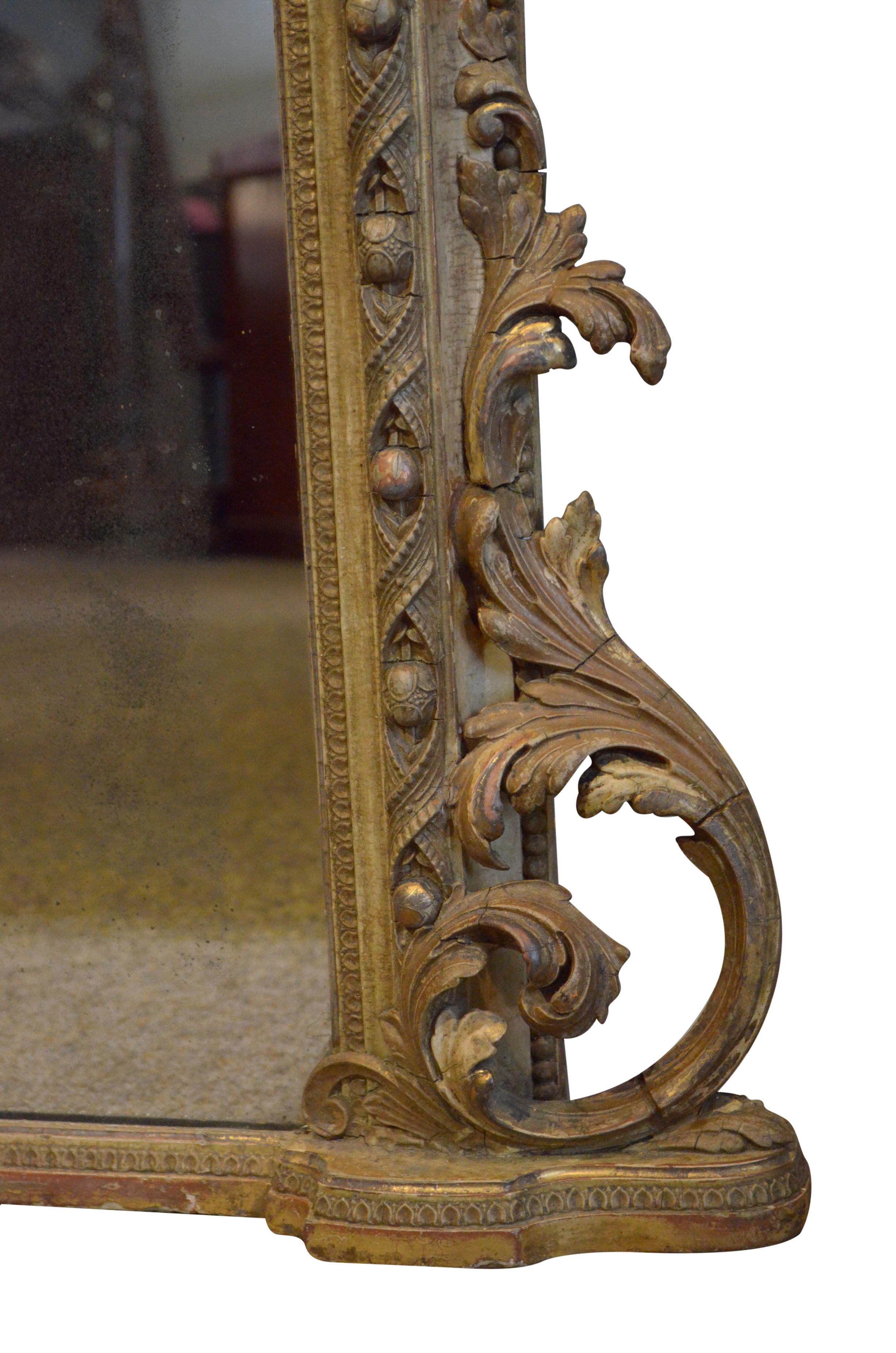 Early Victorian Overmantel Mirror 5