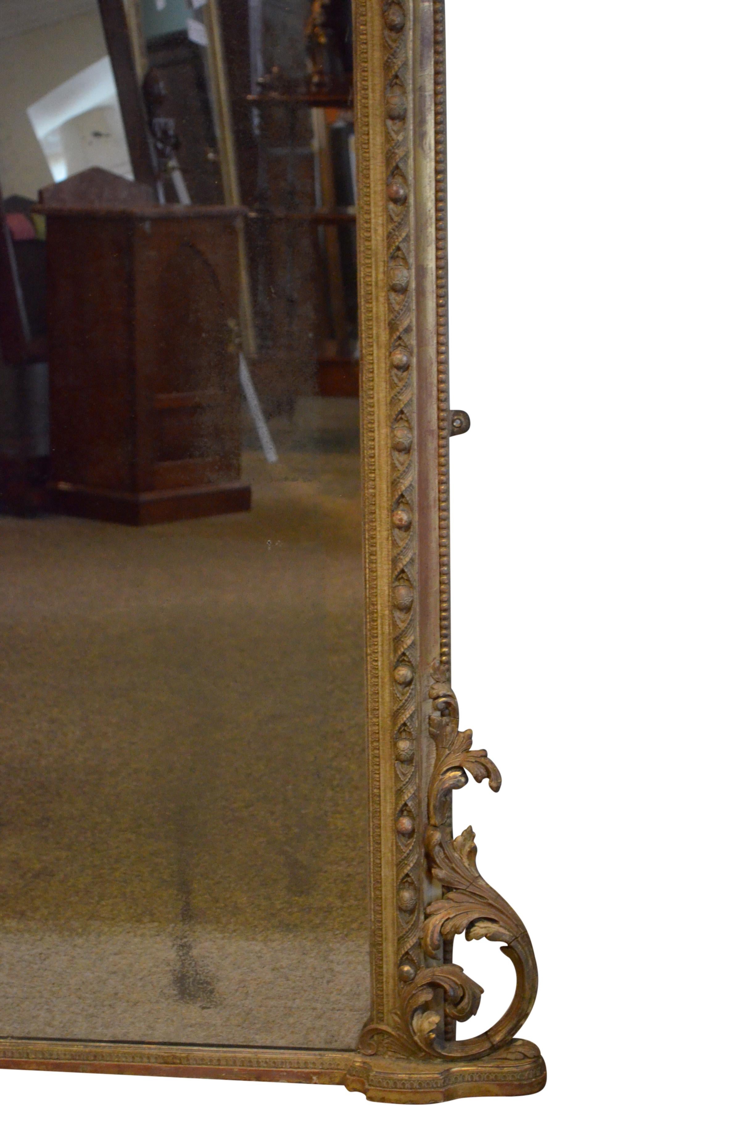 Early Victorian Overmantel Mirror 7