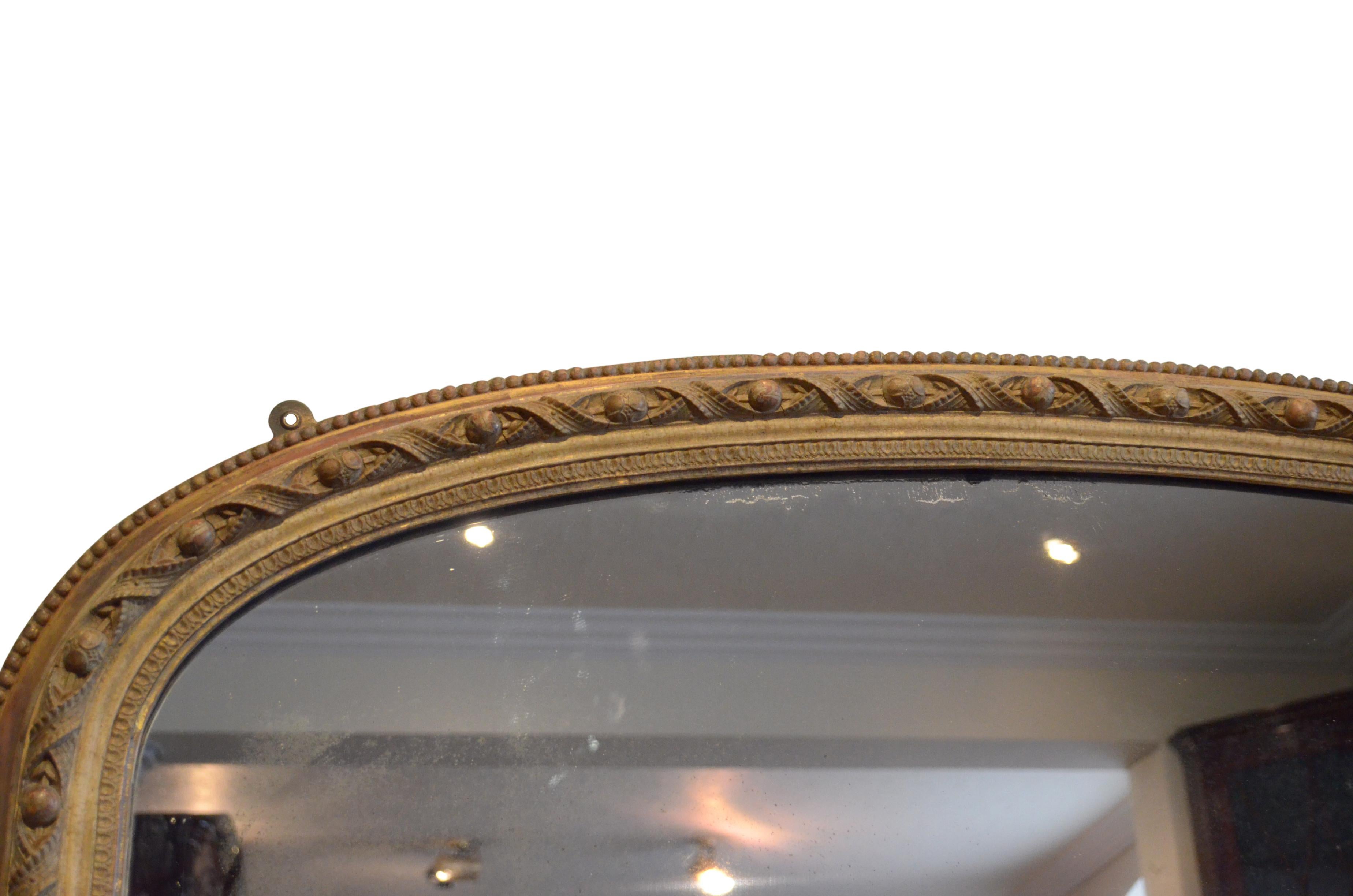 Early Victorian Overmantel Mirror 2