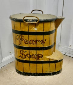 Early Victorian Painted Toleware Footbath