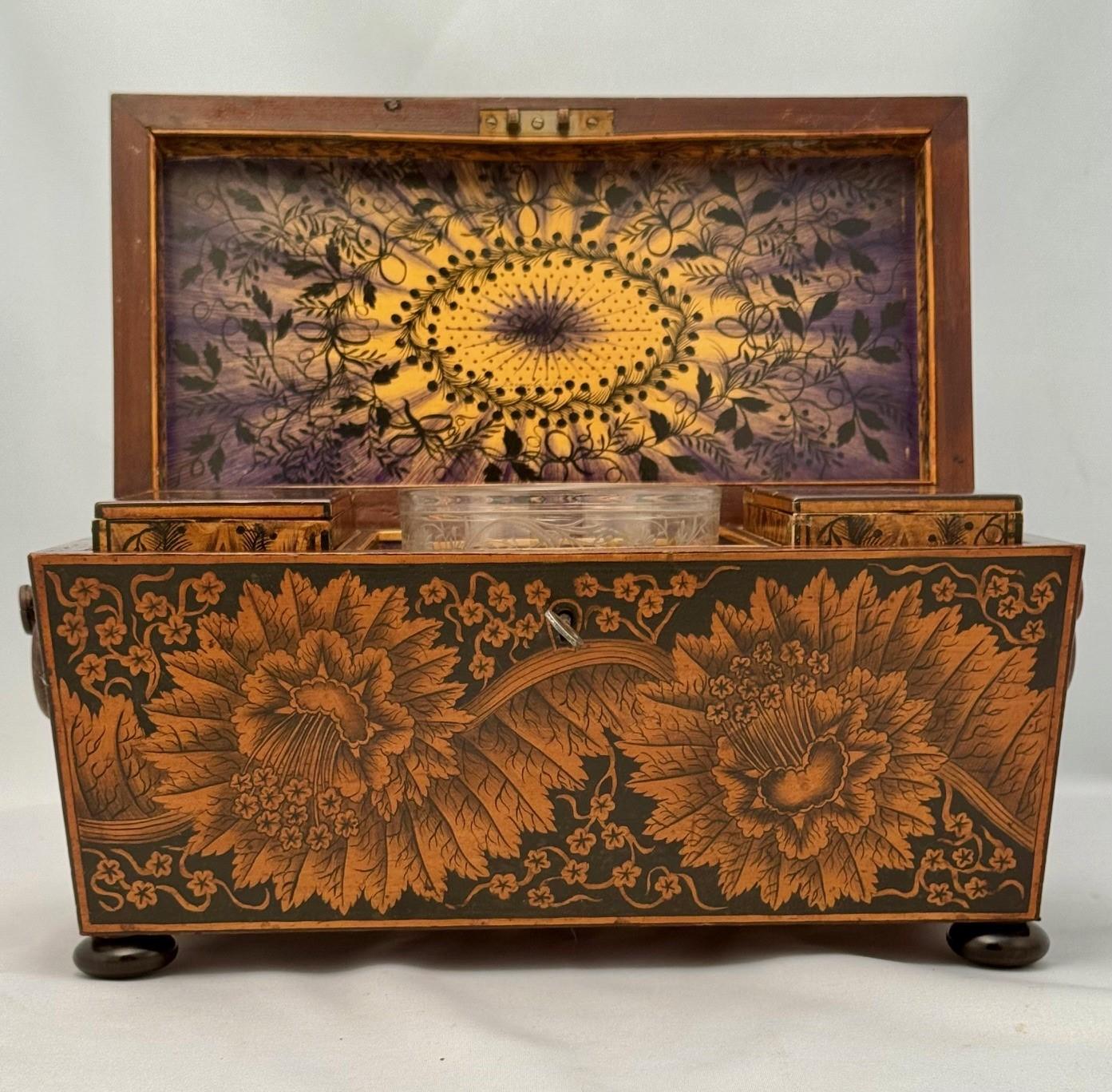 Caja de té victoriana Victoriano en venta