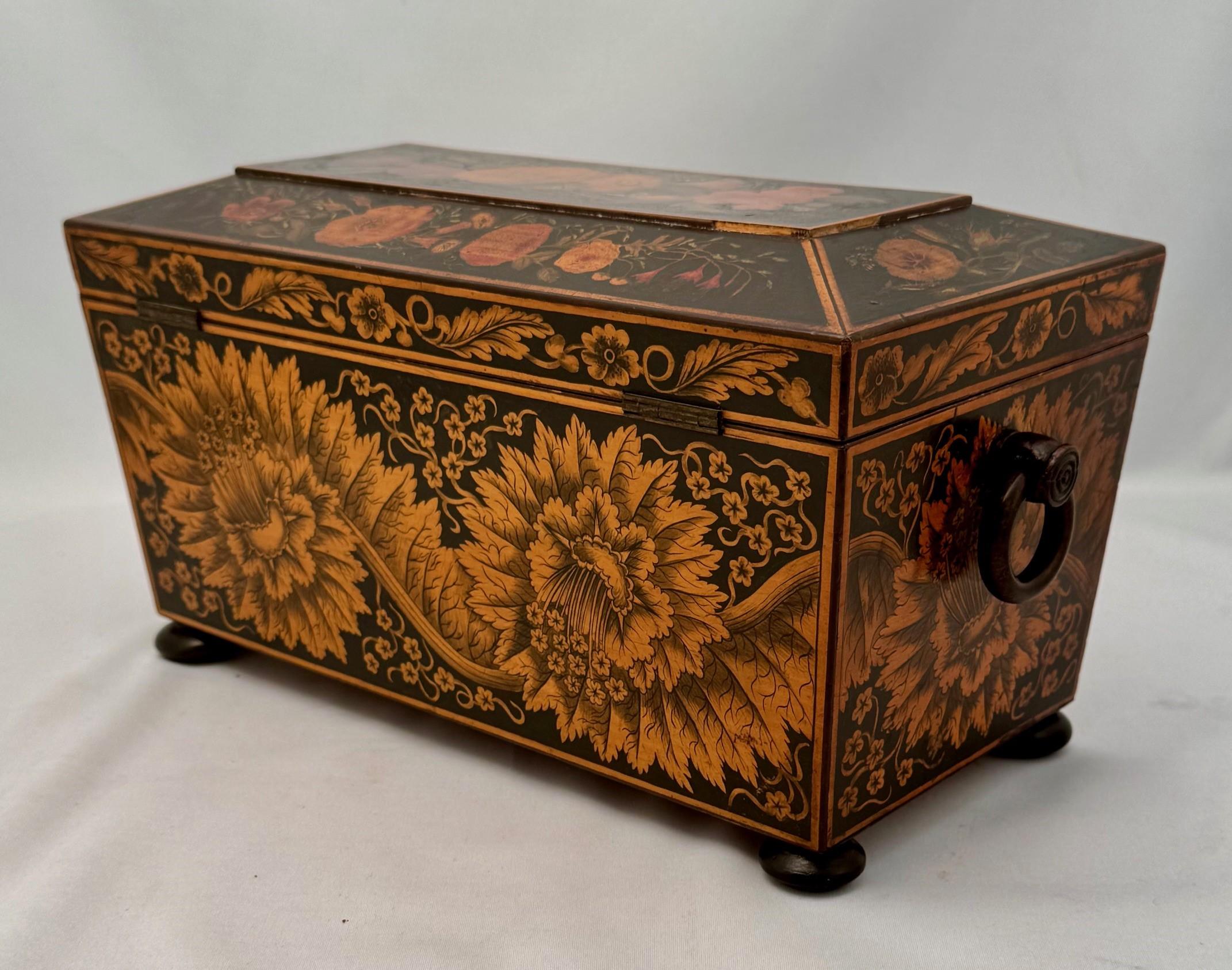 Caja de té victoriana en venta 1