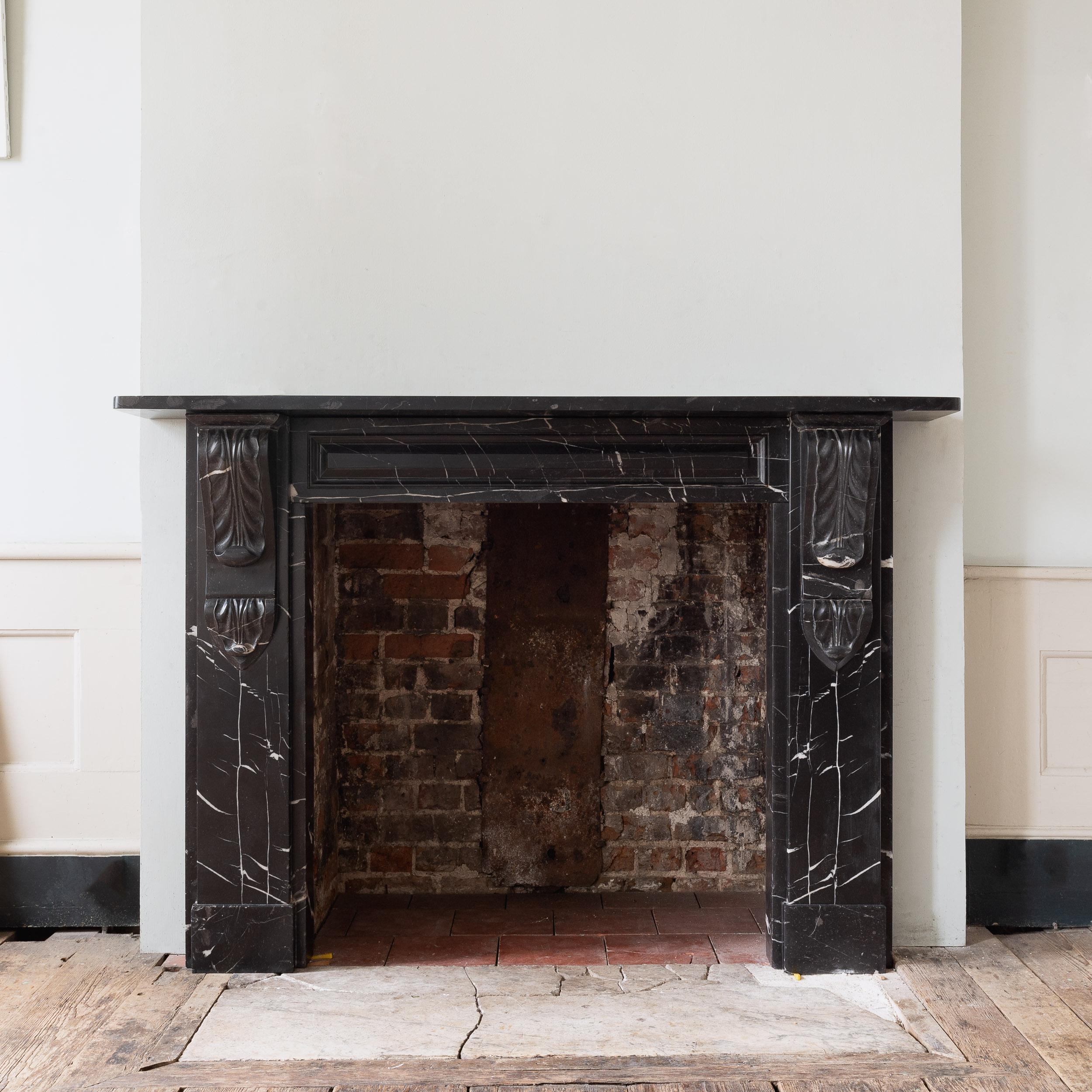 Early Victorian Radford Black Fireplace  For Sale 10
