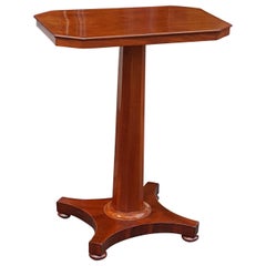 Early Victorian Rectangular Mahogany Side Table