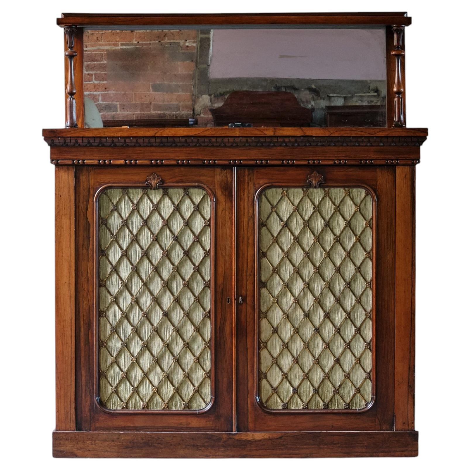 Chiffonier aus Palisander aus der frühen viktorianischen Zeit von Holland & Sons im Angebot