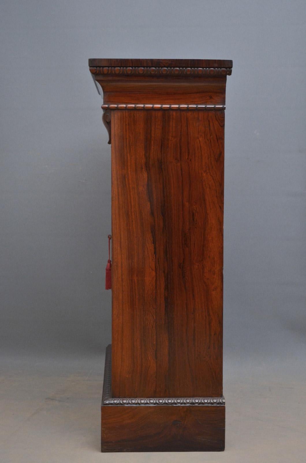 Early Victorian Rosewood Pier Cabinet 6
