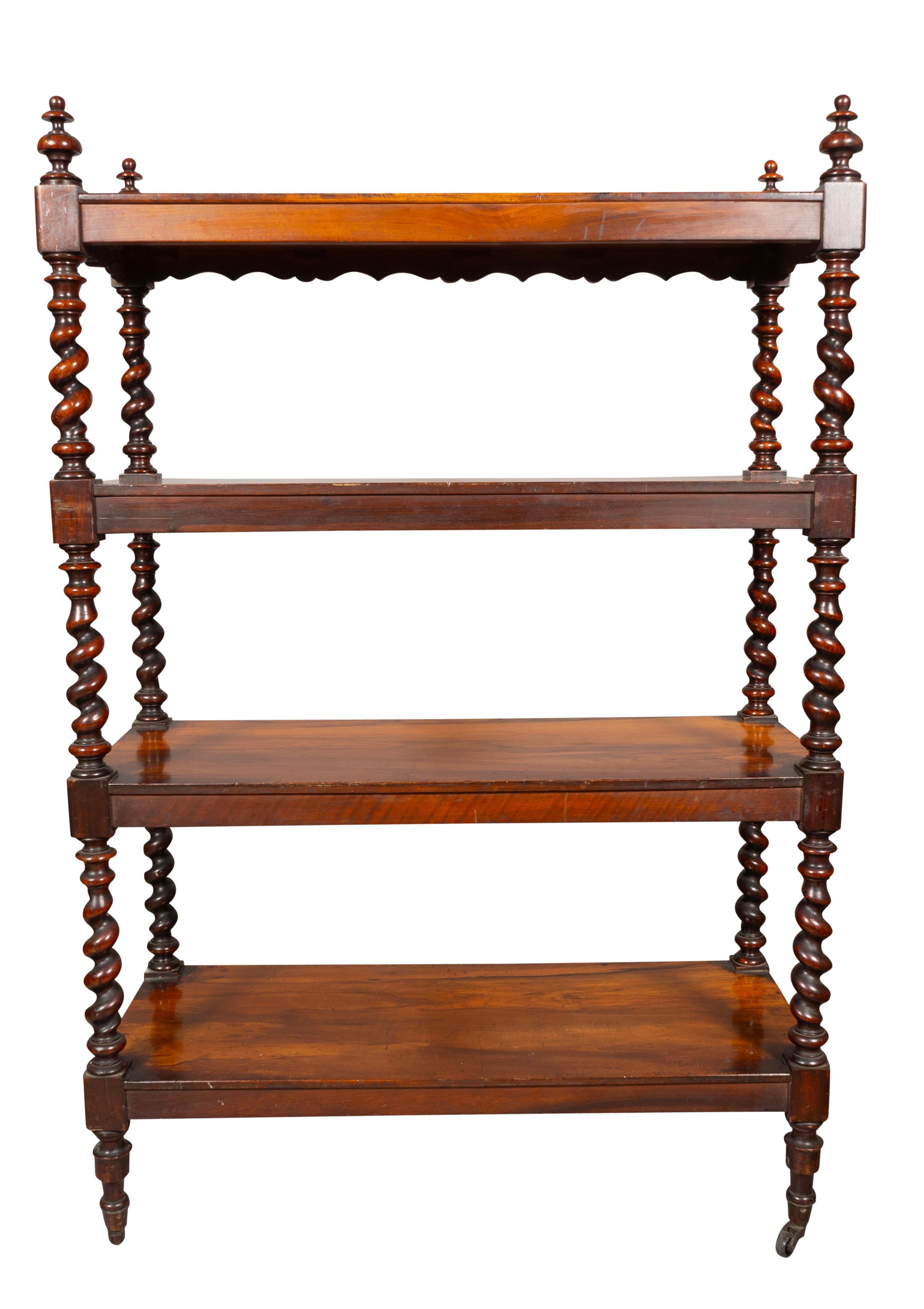 Mid-19th Century Early Victorian Rosewood Trolley For Sale