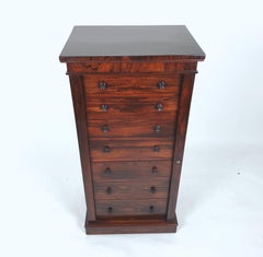 Early Victorian Rosewood Wellington Chest