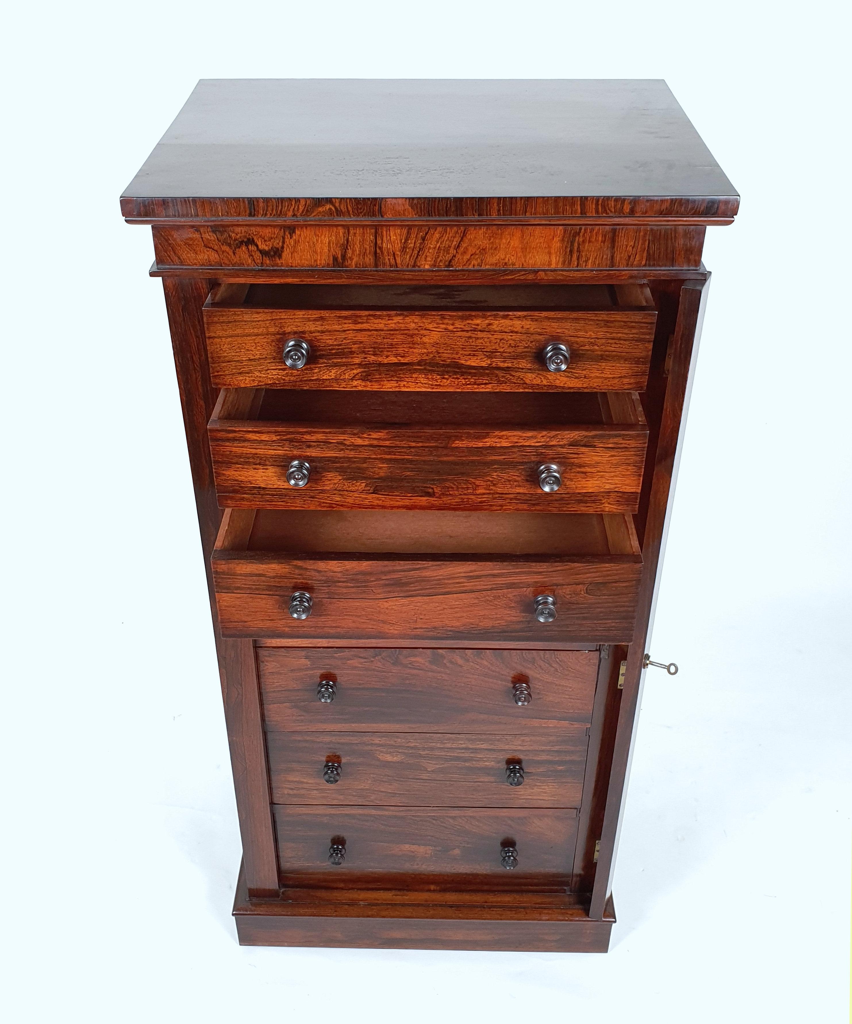 Early Victorian Rosewood Wellington Chest (Englisch)