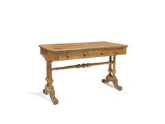 Early Victorian Rosewood Writing Table by Holland and Sons