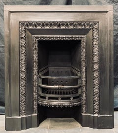 Early Victorian Scottish Cast Iron Fireplace Insert