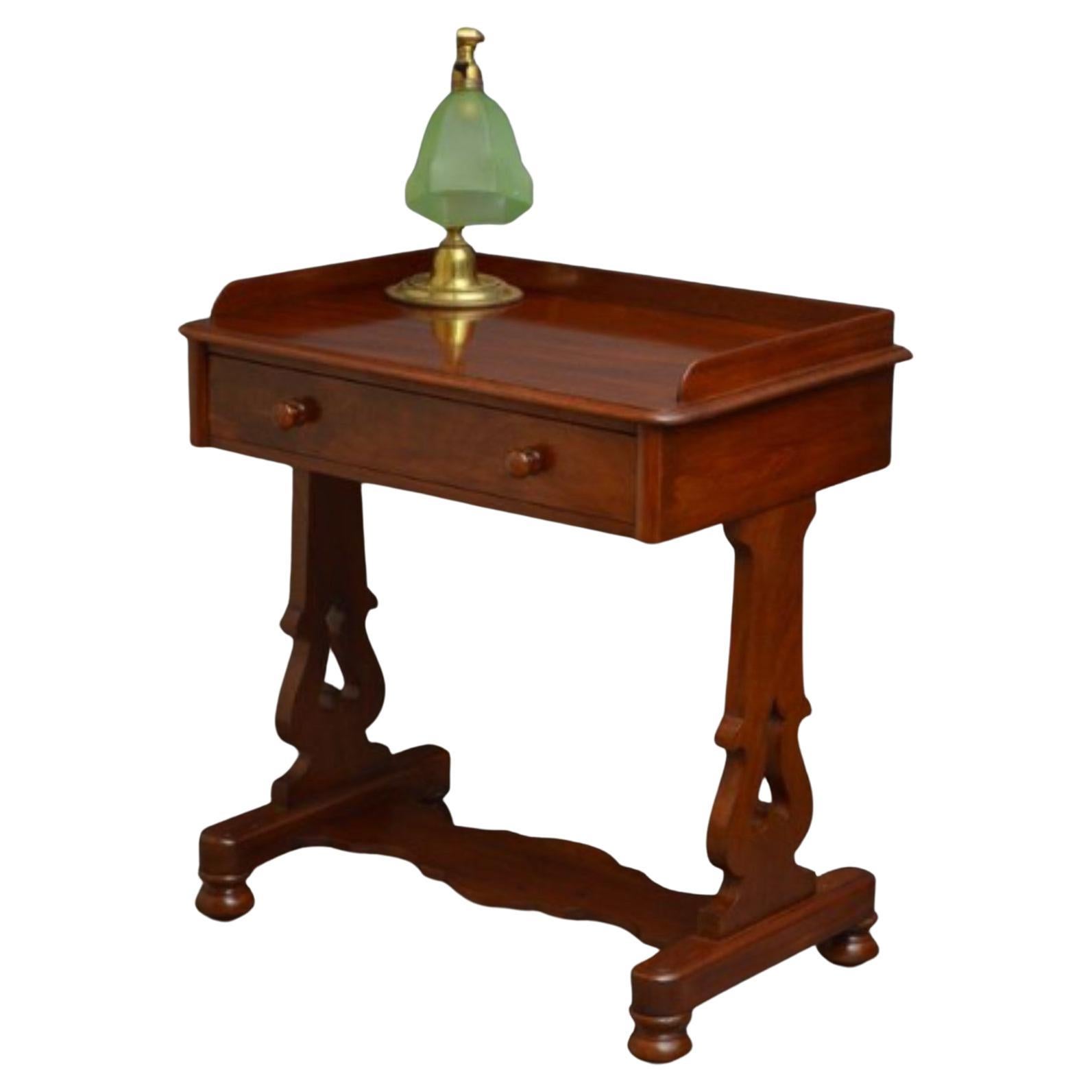 Early Victorian Side Table / Writing Table For Sale