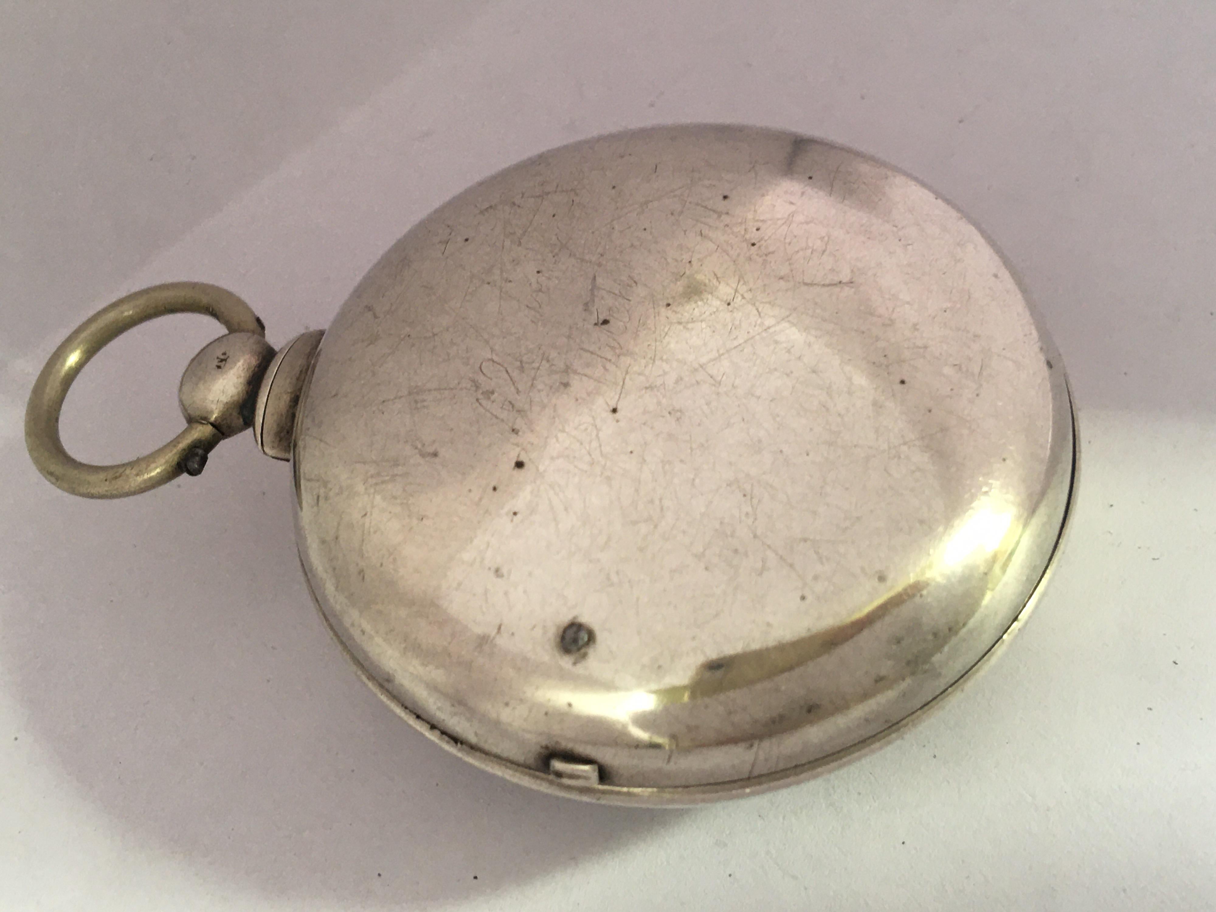 Early Victorian Silver Pair of Cased Verge Pocket Watch, London, circa 1840 For Sale 10