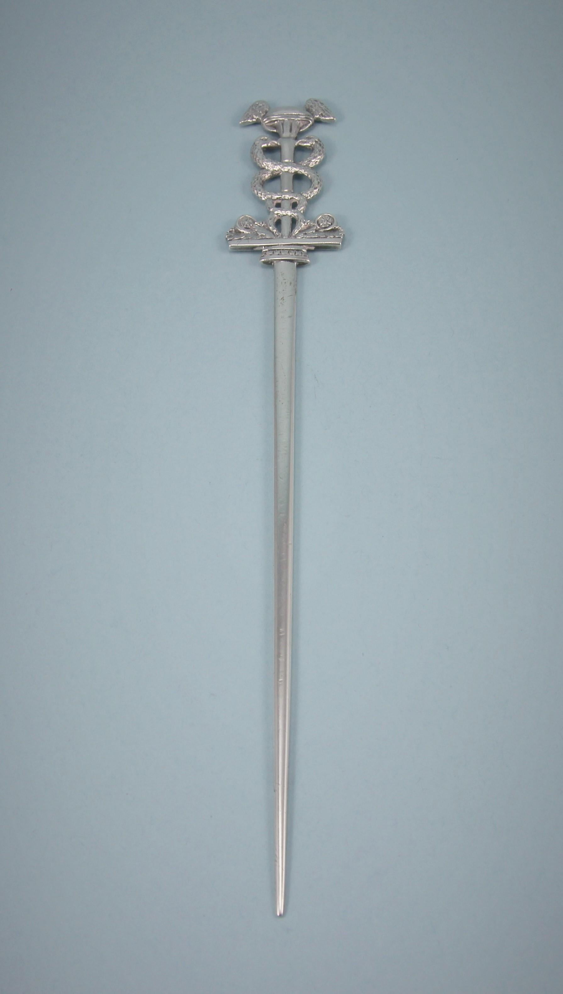 Early Victorian Sterling Silver Skewer by Charles Fox ii. London 1839 For Sale 1