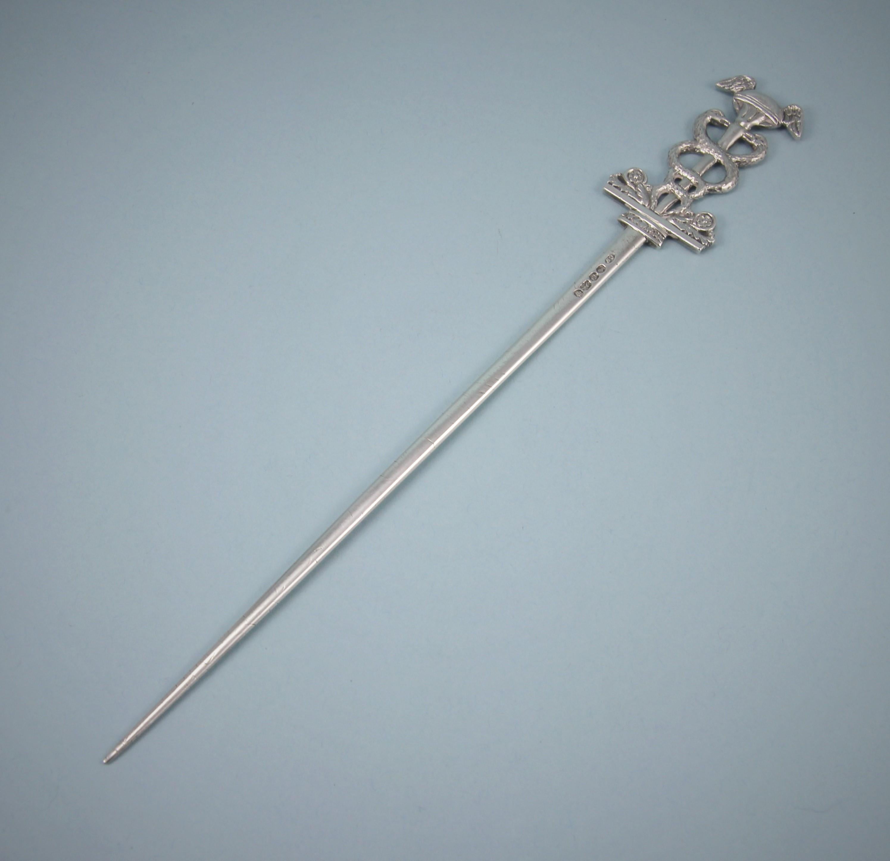 Early Victorian Sterling Silver Skewer by Charles Fox ii. London 1839 For Sale 2