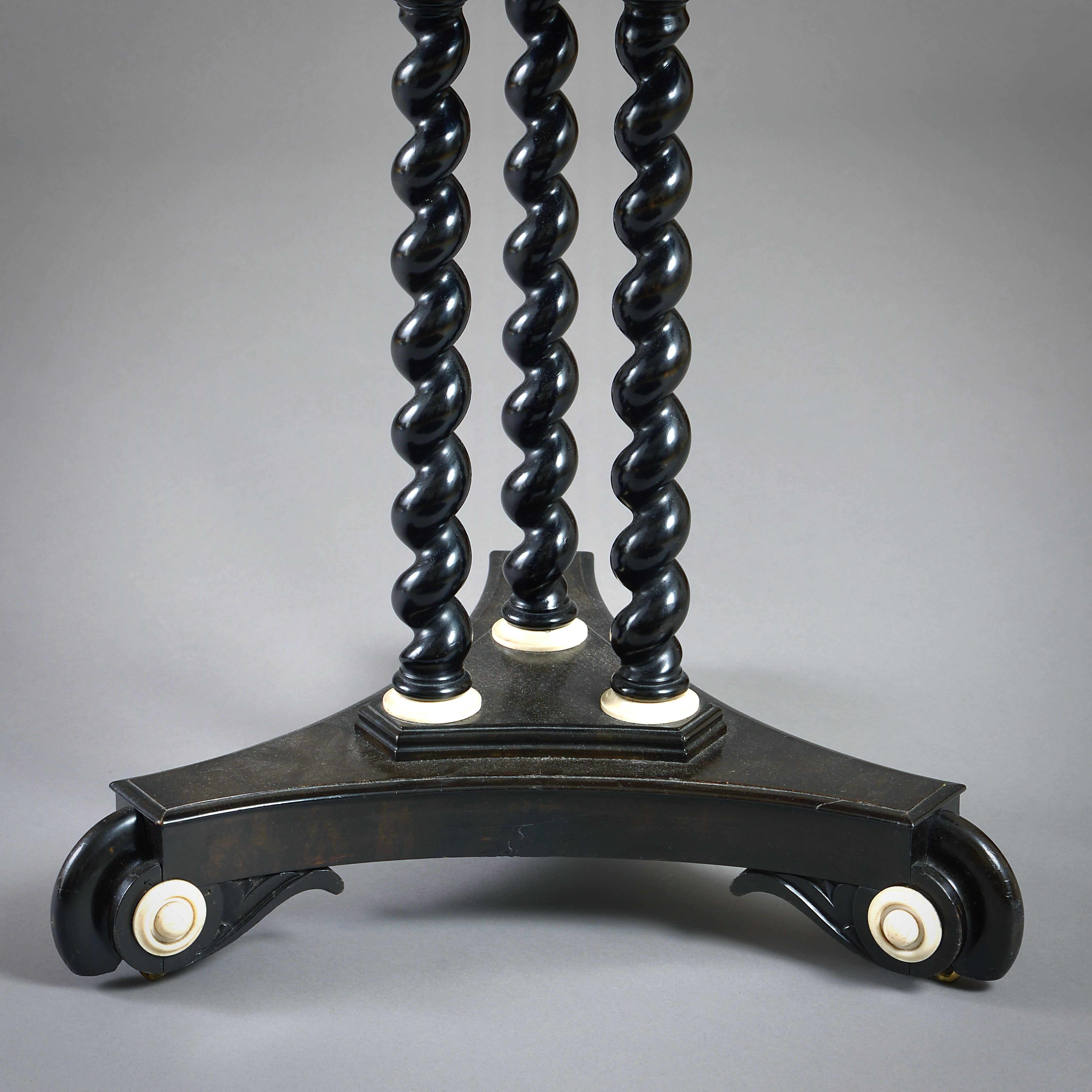 Early Victorian Table Decorated with Vignettes of Wentworth Woodhouse For Sale 5