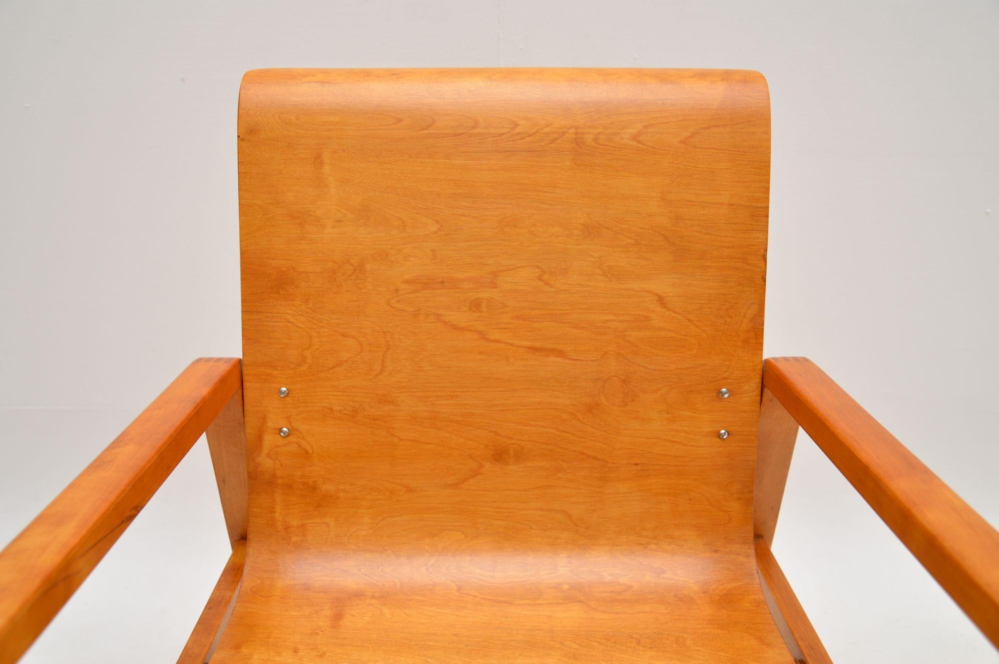 Finnish Early Vintage Alvar Aalto Hallway Chair Model 403 For Sale