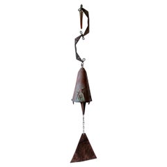 Early Retro Bronze Bell by Paolo Soleri