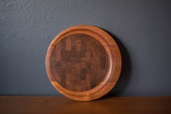 Early Vintage Dansk Teak Cutting Board Tray Platter by Jens H. Quistgaard
