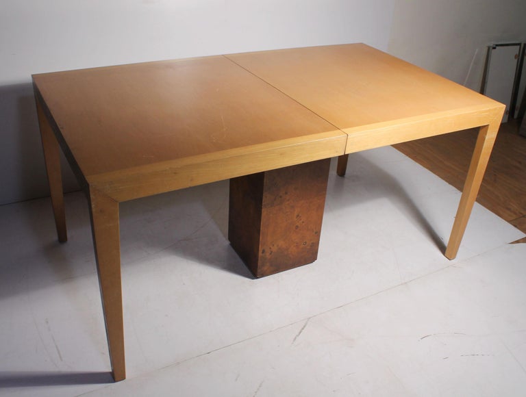 Wood Early Vintage Florence Knoll Dining Table or Desk For Sale
