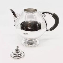 Early Vintage Georg Jensen Silver Teapot 279