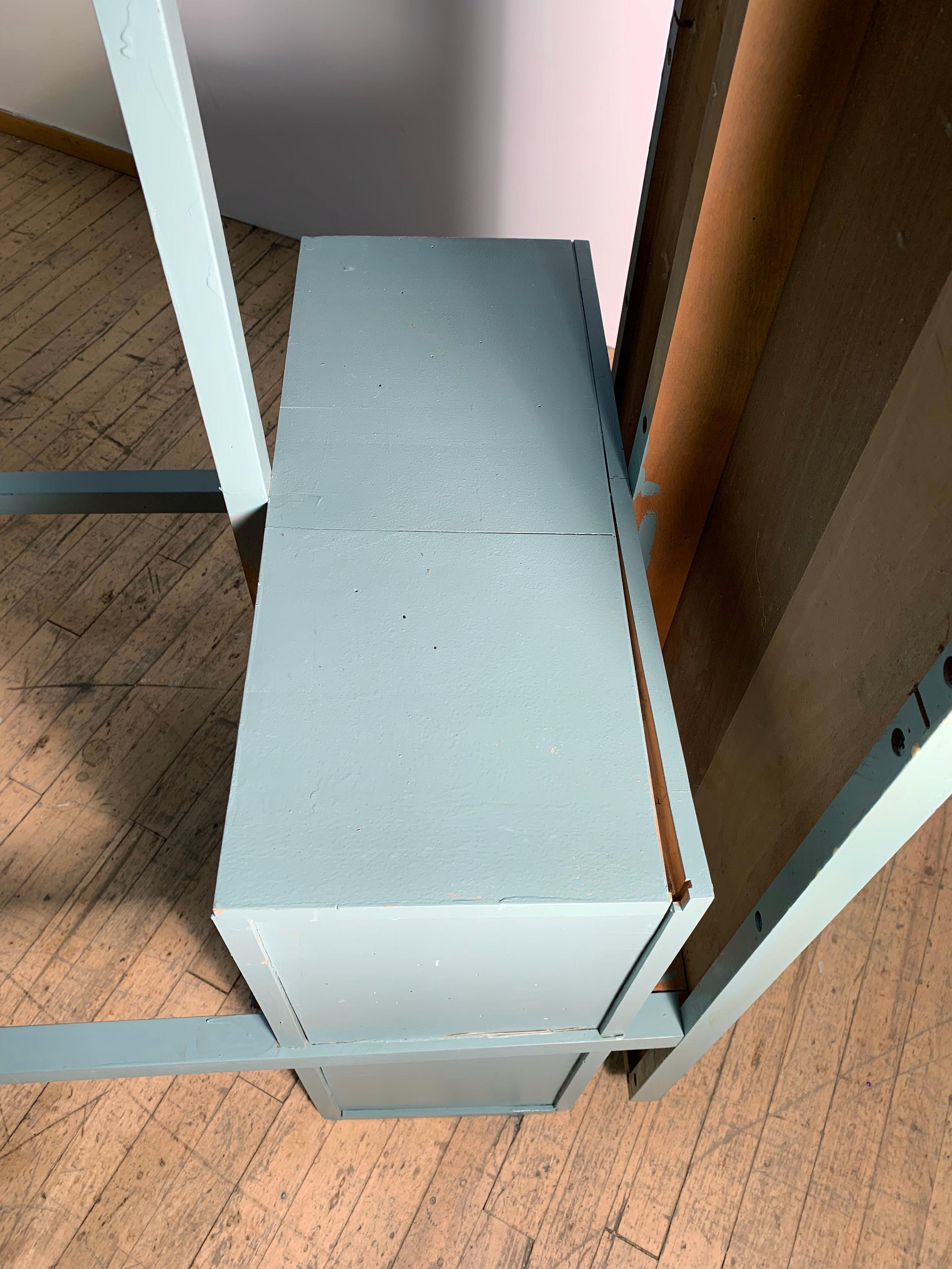 Early Vintage Milo Baughman Architectural Cantilevered Desk for Glenn of Calif For Sale 2