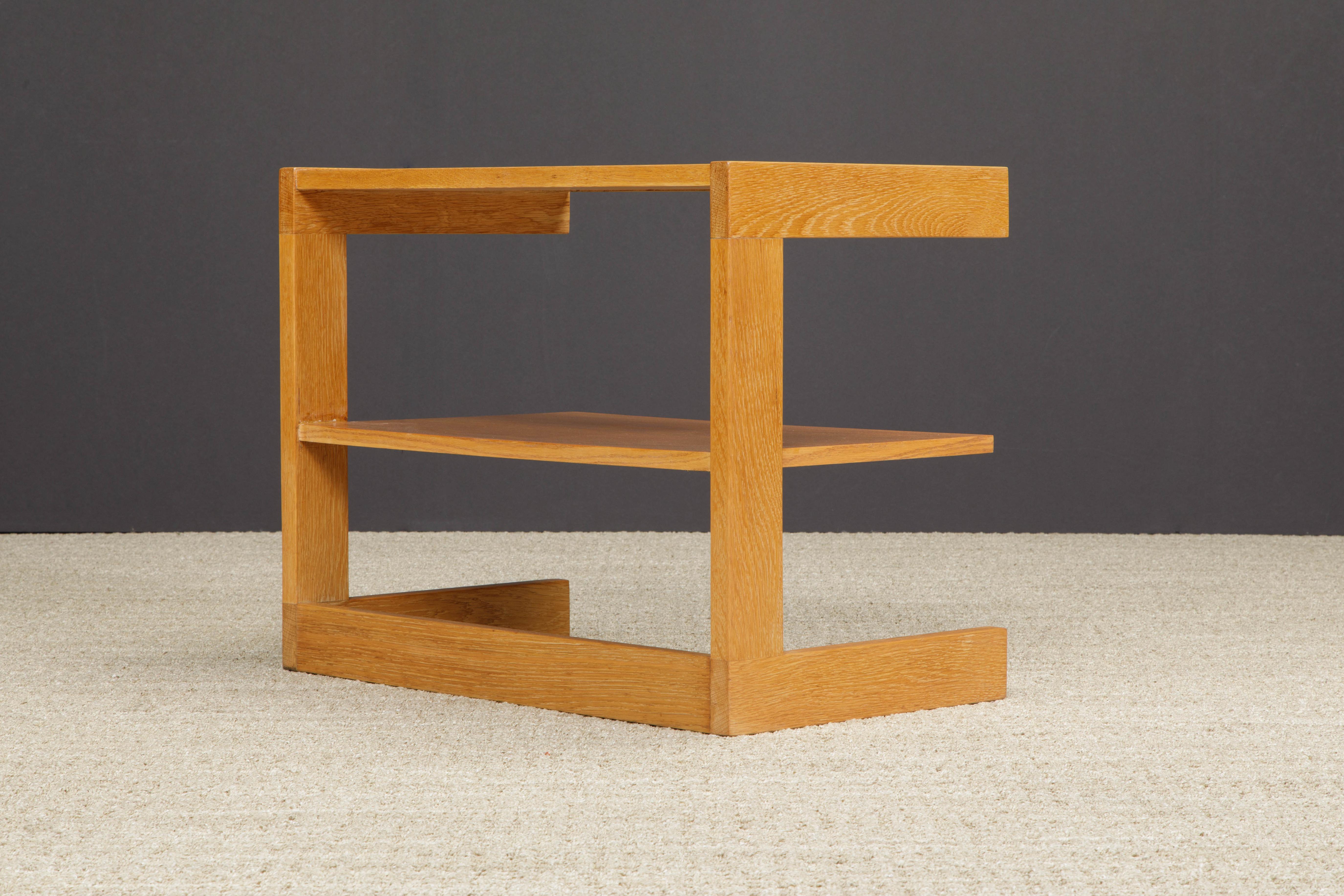 Early Vladimir Kagan Side Table w J. Warner Prins Ceramic Tiles, c 1949, Signed For Sale 3