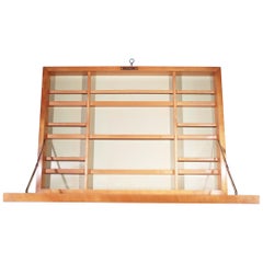 Early Wall Secretary with Paper Label in Birch by Bruno Mathsson, Sweden