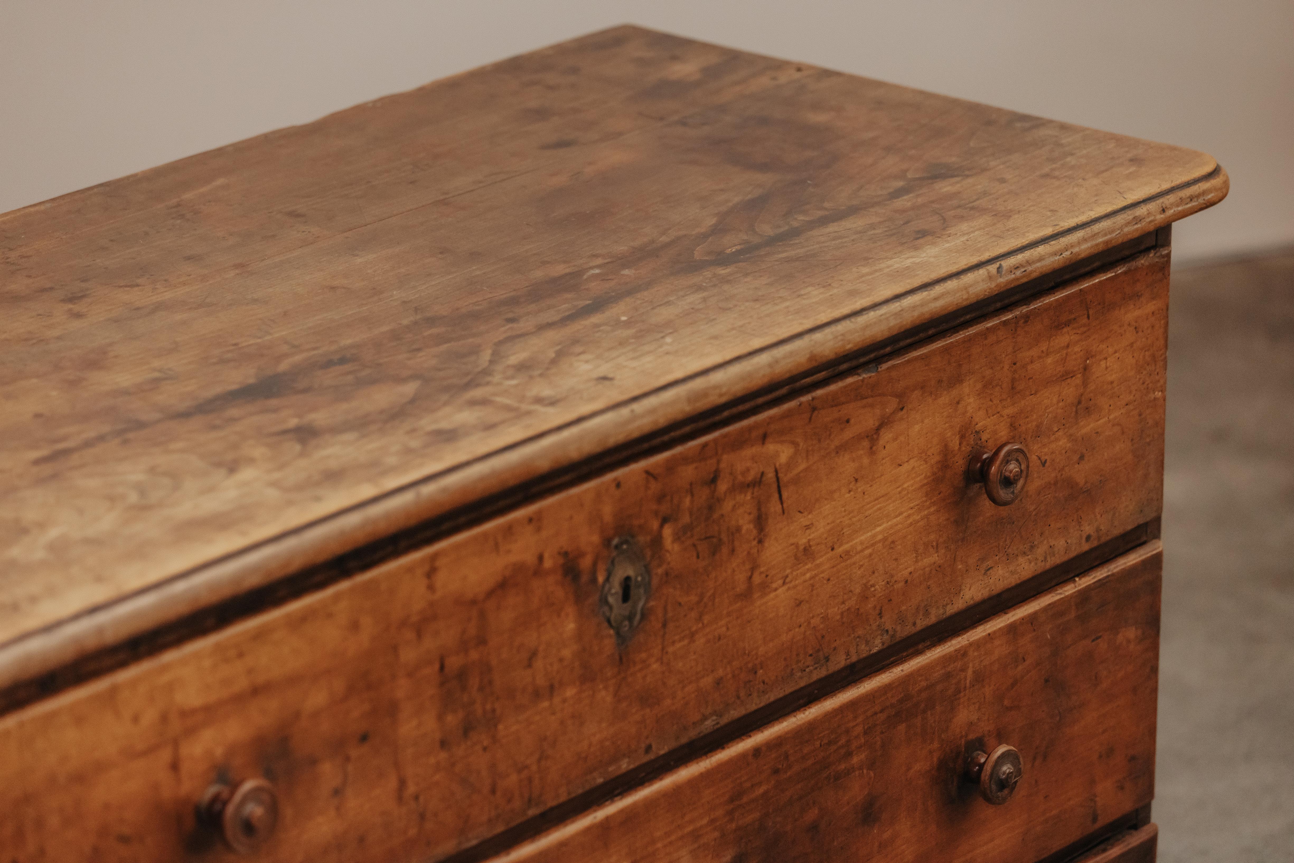 Early Walnut Chest Of Drawers From Italy, Circa 1820 1