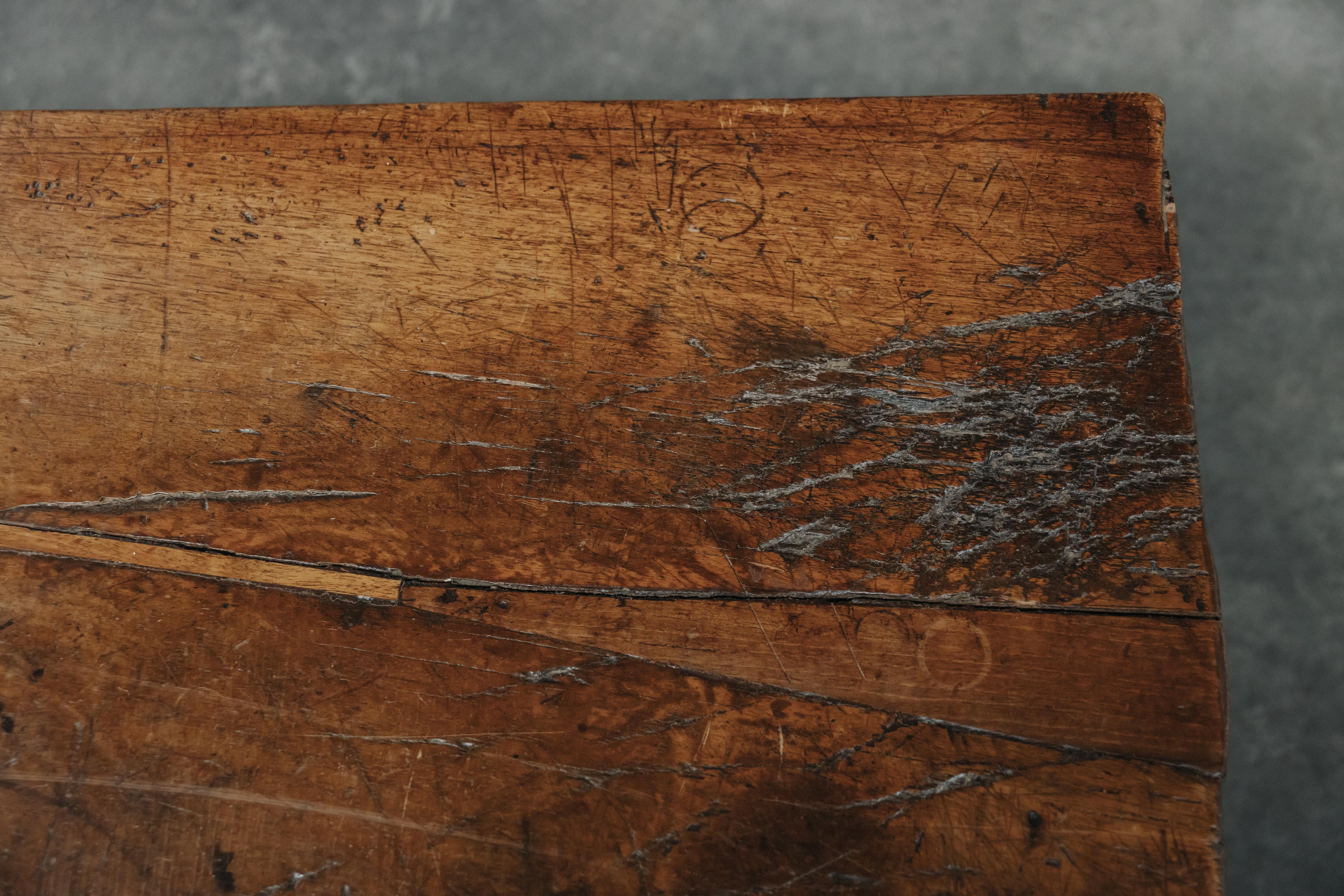 Early Walnut Console Table From Italy, Circa 1850 For Sale 3