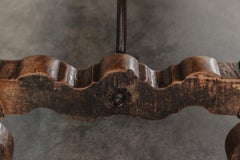 Early Walnut Dining Table From Spain, Circa 1800