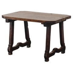 Early Walnut Table From Italy, Circa 1800