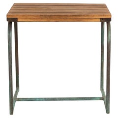 Early Walter Lamb Bronze Occasional Table, circa 1945