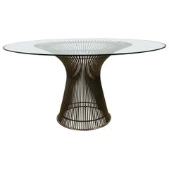 Early Warren Platner for Knoll Dining Table, Wire Series