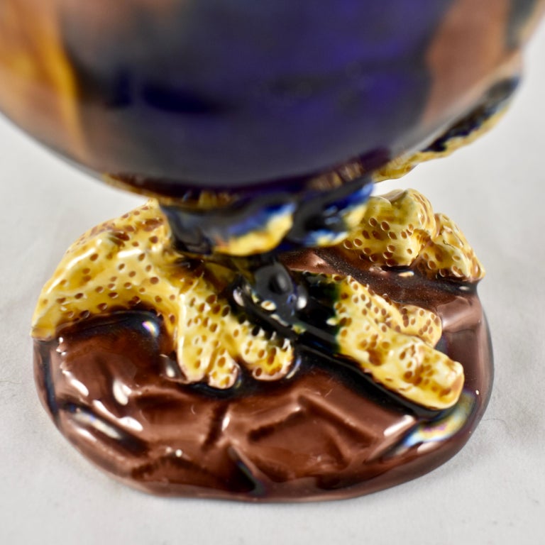 Early Wedgwood Majolica Snail Shell and Coral Salt Cellar, circa 1872 at 1stDibs snail salt