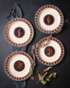 Plats à dessert néoclassiques en faïence Wedgwood des débuts, fabriqués vers 1780