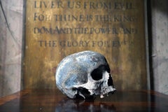 Early & Well Patinated Relic Human Skull, Pre, c.1800