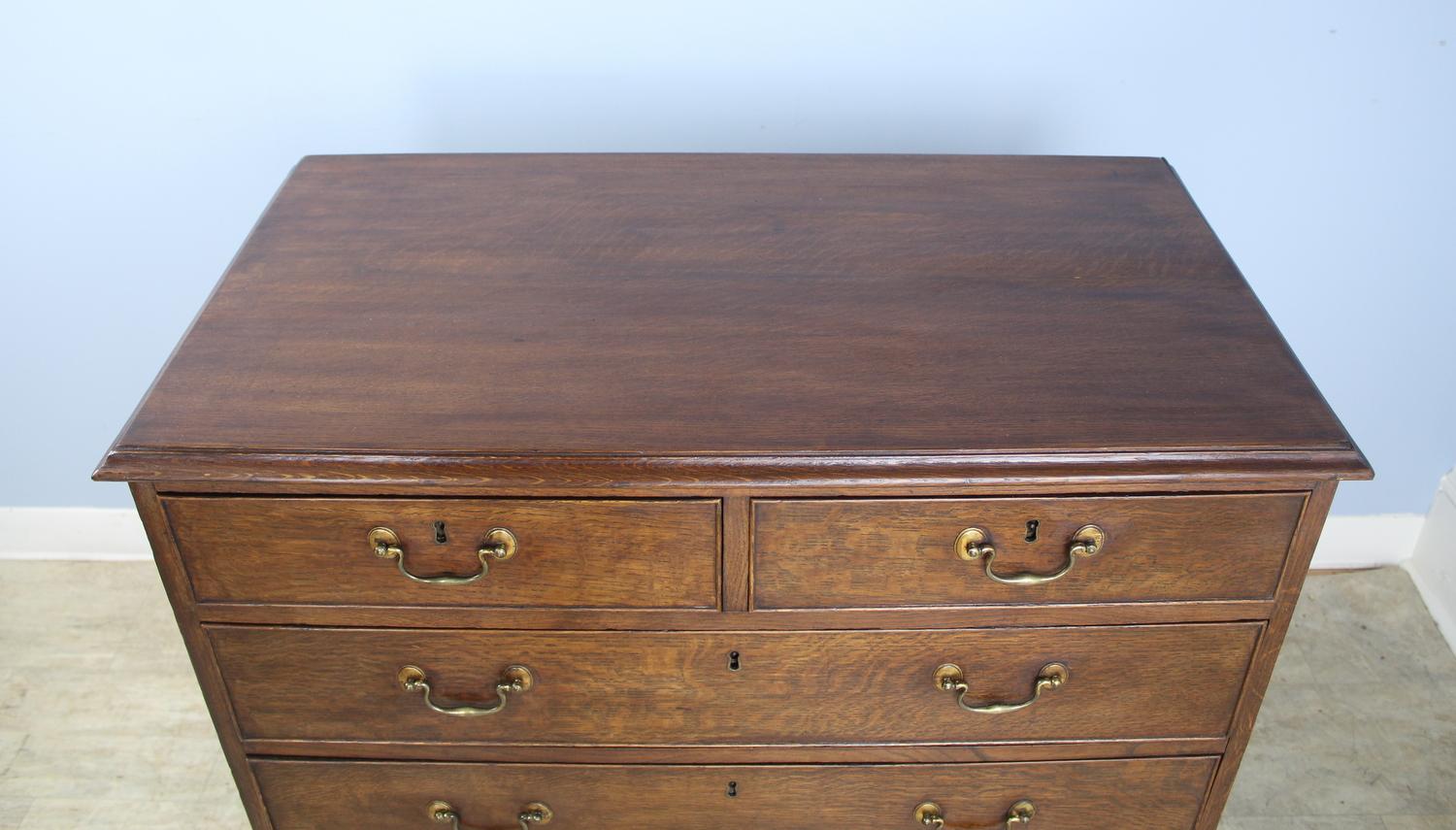 Early Welsh Oak Chest of Drawers For Sale 1