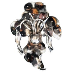 Early William Spratling Sterling Silver Brooch