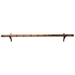 Early Wooden Butcher Shop Meat Rack