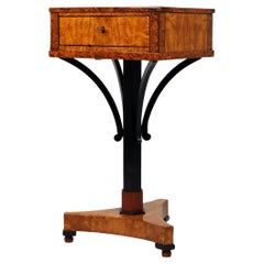 Early 19th Century Biedermeier Small Bedside Table