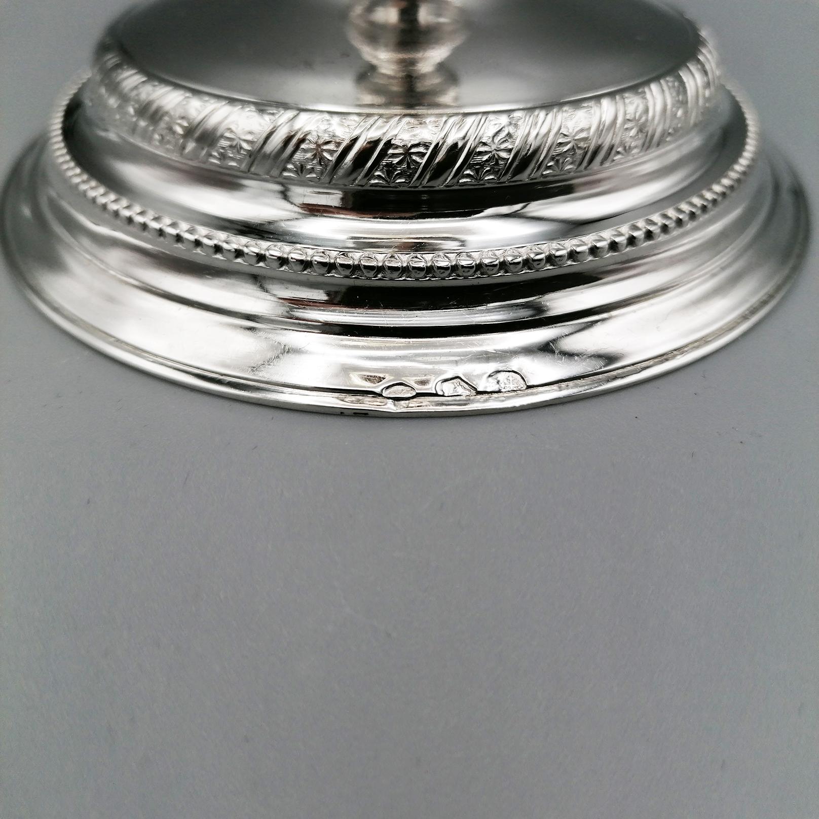 Early 19th Century Early XIX° Century Italian 800 Silver Liturgical Chatolic Chalice For Sale