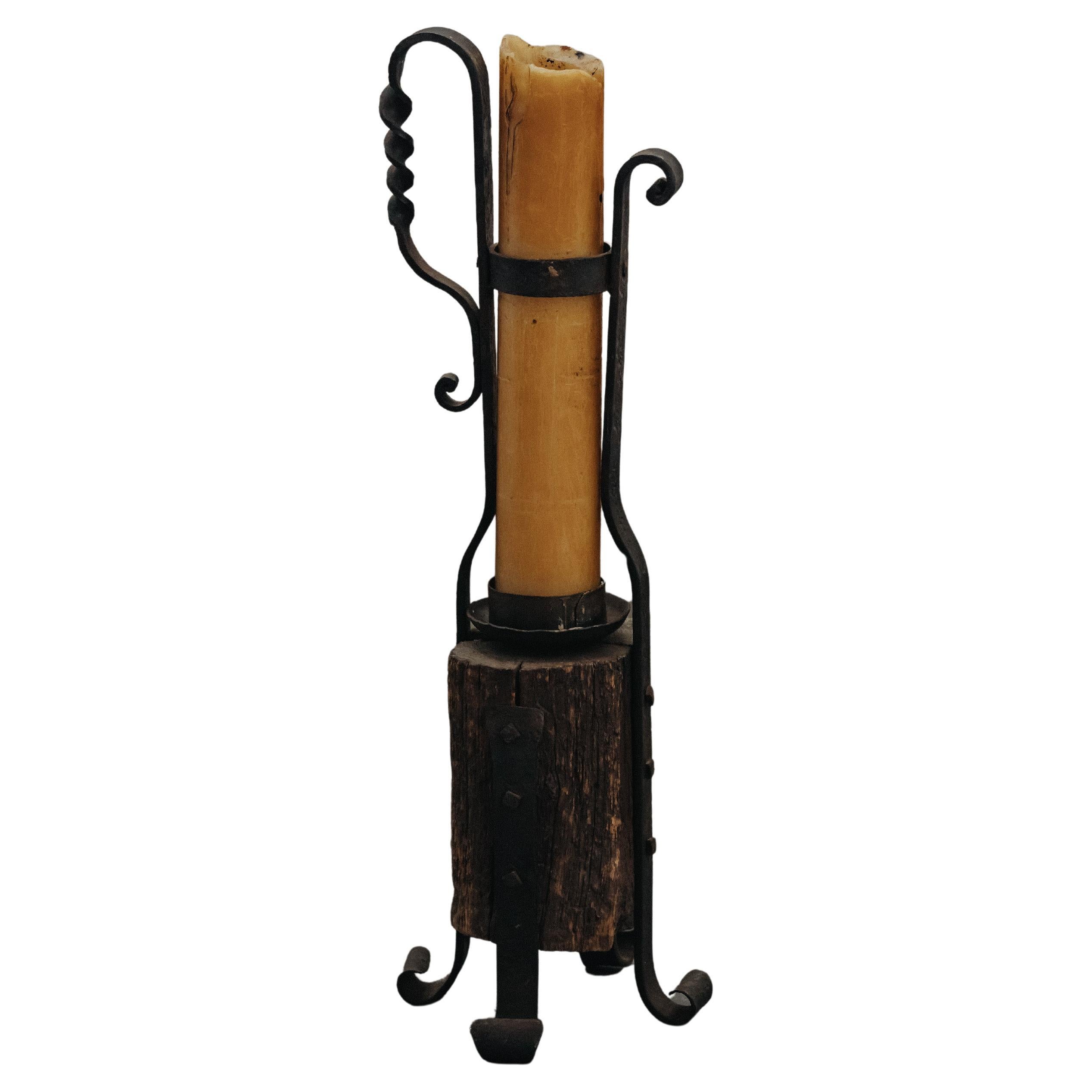 Candelero XL Antiguo De Francia, Circa 1800 en venta