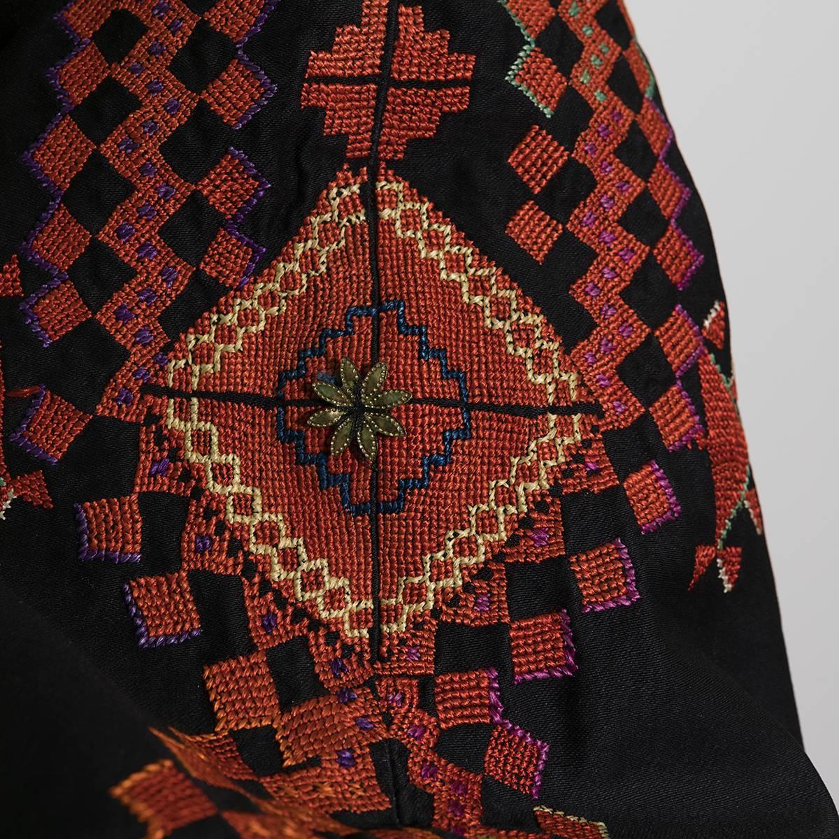 Early 20th Century Handstitched Berber Kaftan  1