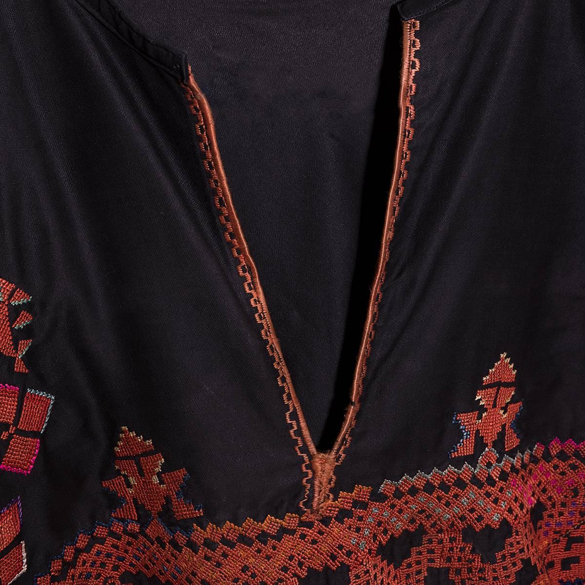 Early 20th Century Handstitched Berber Kaftan  3