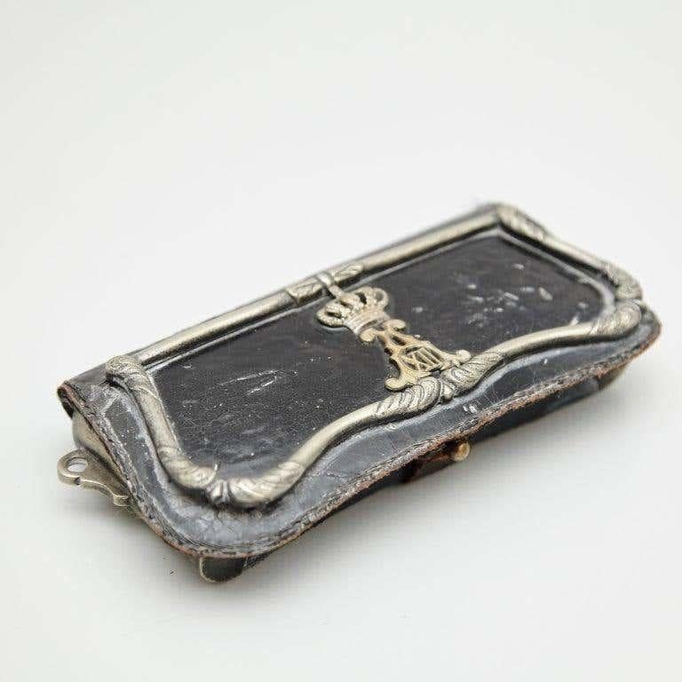 Mid-Century Modern Early XXth Century Alfonso XII Cartridge Holder For Sale